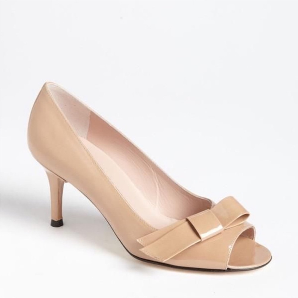 STUART WEITZMAN BOWGIRL OPEN TOE HEELS